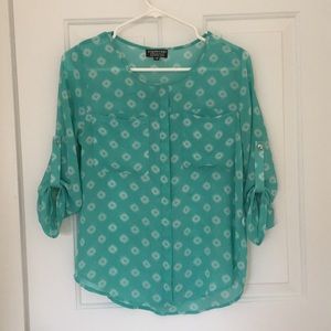 Stitchfix tab-sleeve blouse